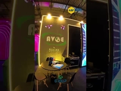 P3.91 3840Hz Εξωτερική ενοικίαση LED οθόνη πλήρους χρώματος Εικόνα καμπύλη ντουλάπι 500x500mm