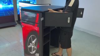 δημιουργική AVOE LED video wall DJ booth οθόνη βίντεο LED