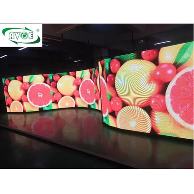 Type B P2.976 Outdoor Rental LED Screen SMD1415 Cube Display Curve Cabinets