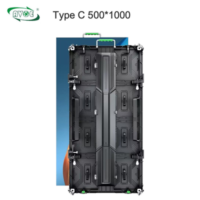 Type C P3.91 Stage Rental LED Display 6000nits 500x500mm / 500x1000mm Cabinet