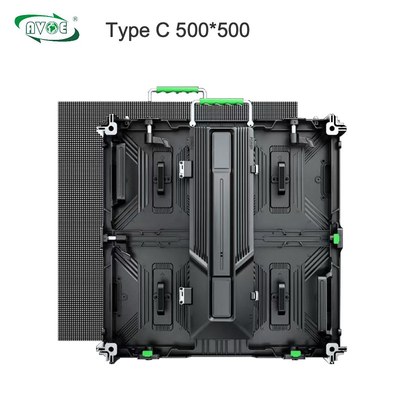 SMD2020 Indoor Rental LED Screen 3840Hz 4K 500*500mm / 500x1000mm Cabinet