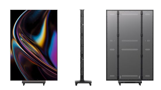 P1.538 Foldable Poster GOB LED Display for hotel airport exhibition Shop Advertising